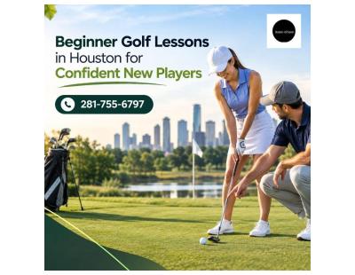 Beginner Golf Lessons in Houston for Confident New Players