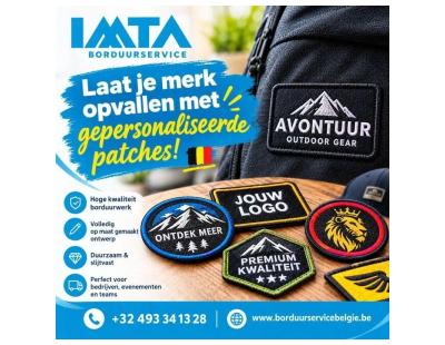 Laat je merk opvallen met gepersonaliseerde patches!
