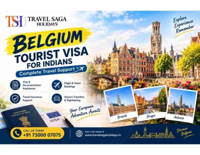 Belgium Tourist Visa for Indians – Complete Travel Support