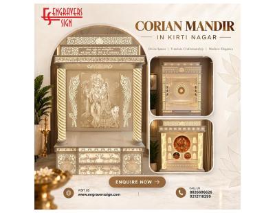 Corian Mandir in Kirti Nagar for Contemporary Prayer Spaces