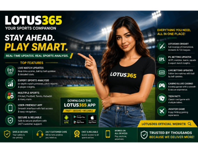 Lotus 365 - Experience live cricket and Sports Betting Opportunities