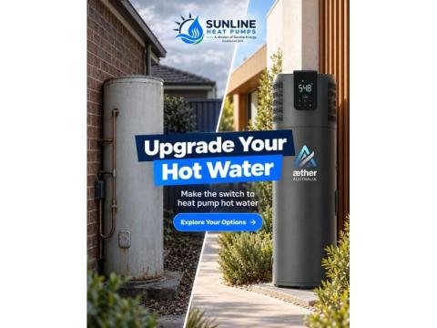 AetherCore 220L Energy-Efficient Heat Pump Hot Water System