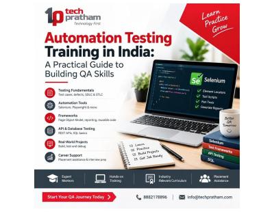 Automation Testing Training in India: A Practical Guide to Building QA Skills