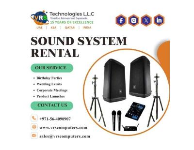 When Should You Consider Sound System Rental Services?