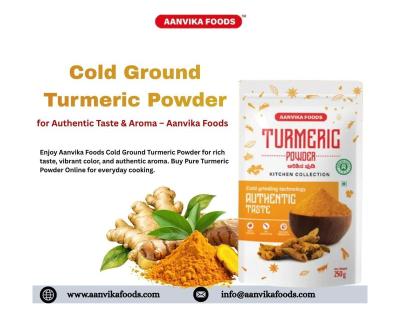 Cold Ground Turmeric Powder for Authentic Taste & Aroma – Aanvika Foods