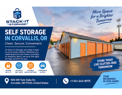 Self Storage Unit in Corvallis | Secure & Affordable Storage