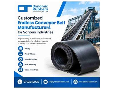 Customized Endless Conveyor Belt Manufacturers for Various Industries
