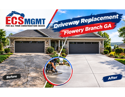 Driveway Replacement Flowery Branch GA
