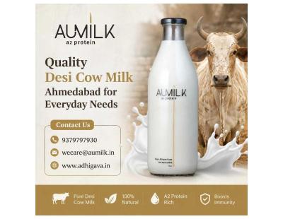 Quality Desi Cow Milk Ahmedabad for Everyday Needs
