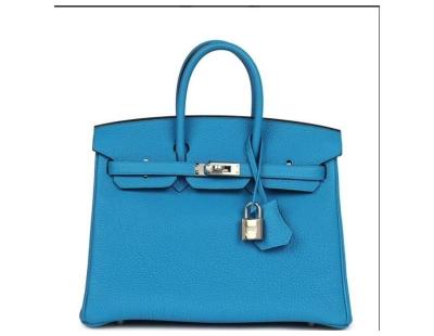HERMES Birkin 25 Bleu Zanzibar Togo
