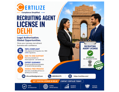 Recruiting Agent RA License services in India