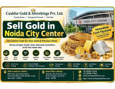 Sell Gold in Noida City Center Near You Today