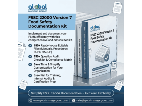 FSSC 22000 V7 Documents for Faster FSMS Setup