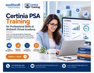 Certinia PSA Training for Professional Skills at Multisoft Virtual Academy