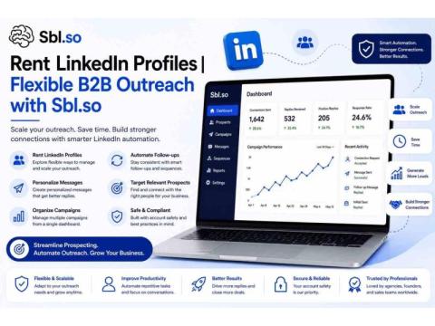 Rent LinkedIn Profiles | Flexible B2B Outreach with Sbl.so