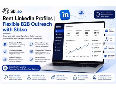 Rent LinkedIn Profiles | Flexible B2B Outreach with Sbl.so