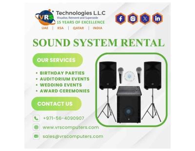 How to Choose the Right Sound System Rental for Events?