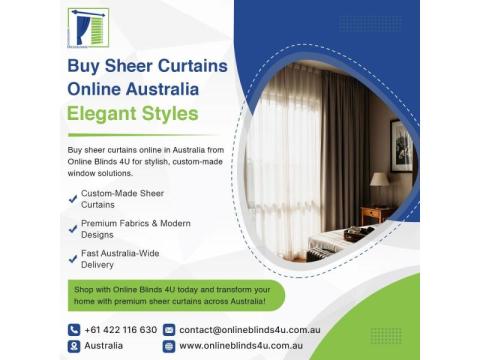 Buy Sheer Curtains Online Australia – Modern Window Furnishings