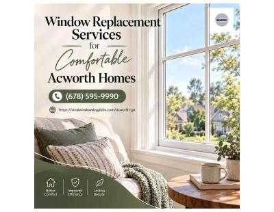 Window Replacement Services for Comfortable Acworth Homes