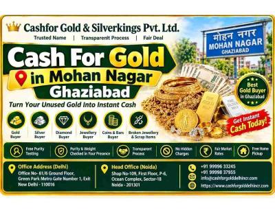 Cash For Gold in Mohan Nagar Ghaziabad for Old Jewellery