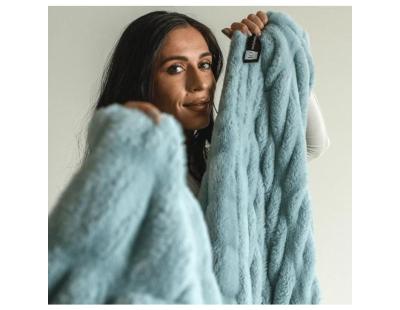 Add Luxurious Texture With a Timeless Faux Fur Throw Blanket