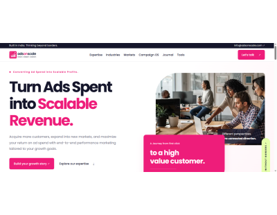 AdsOnScale – Brand Marketing and Sales network strategist
