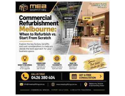 COMMERCIAL REFURBISHMENT MELBOURNE — Refurbish or Start Fresh?