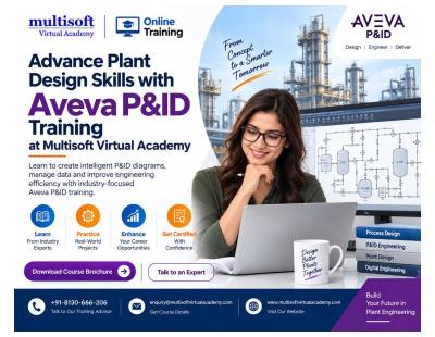 Advance Plant Design Skills with Aveva P&ID Training at Multisoft Virtual Academy
