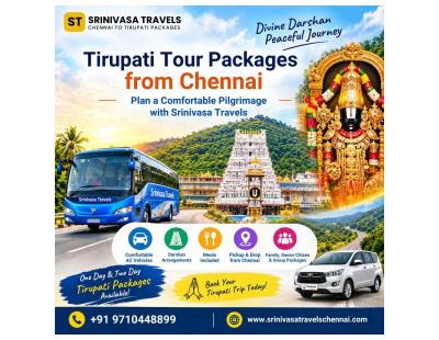 Book Tirupati Tour Package from Chennai with Srinivasa Travels
