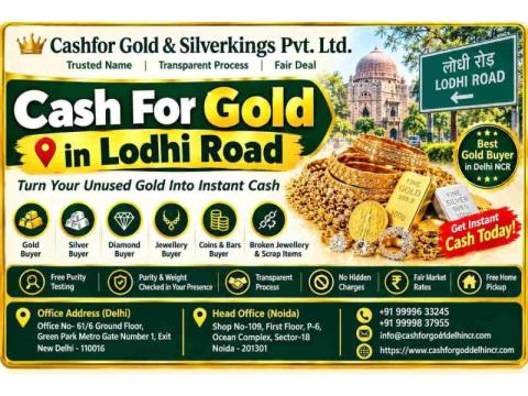 Top Service for Cash For Gold in Lodhi Road Area