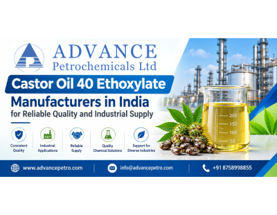Castor Oil 40 Ethoxylate Manufacturers in India for Reliable Quality and Industrial Supply