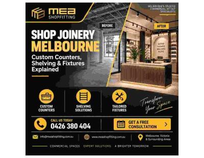 Shop Joinery Melbourne – Custom Counters, Shelving & Fixtures