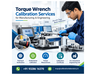 Torque Wrench Calibration Services for Manufacturing & Engineering