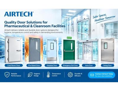 Cold Room Door for Pharmaceutical and Cleanroom Facilities