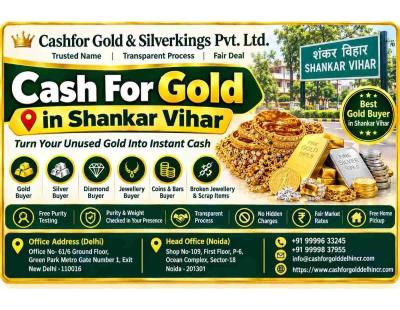 Cash For Gold in Shankar Vihar with Best Value