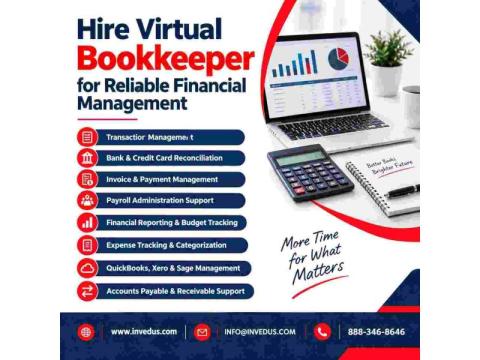 Hire Virtual Bookkeeper for Accurate Books and Reports