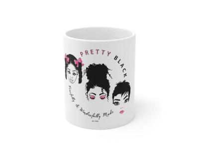 Pretty Black Ceramic Coffee Mug Collection USA – Bold 11oz Mugs for Coffee & Tea Lovers