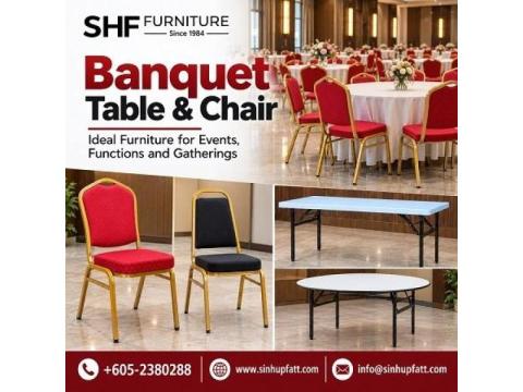 Banquet Table & Banquet Chair for Hotels, Restaurants and Event Halls | SHF Furniture
