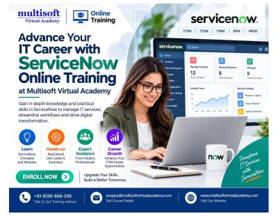 Advance Your IT Career with ServiceNow Online Training at Multisoft Virtual Academy