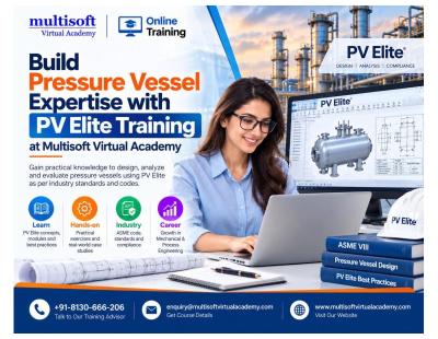 Build Pressure Vessel Expertise with PV Elite Training at Multisoft Virtual Academy