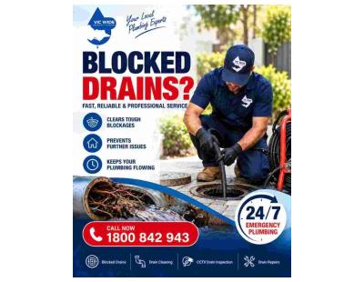 🚨 BLOCKED DRAIN? WE CAN HELP!