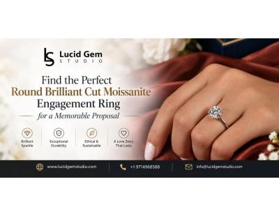 Find the Perfect Round Brilliant Cut Moissanite Engagement Ring for a Memorable Proposal