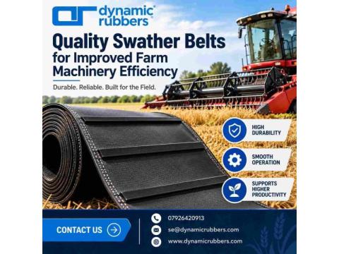 Quality Swather Belts for Improved Farm Machinery Efficiency