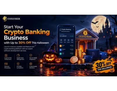 Start Your Crypto Banking Business with Up to 30% Off This Halloween