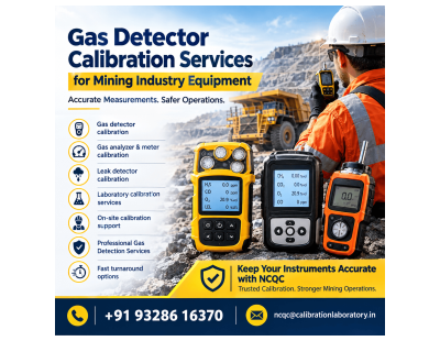 Gas Detector Calibration Services for Mining Industry Equipment