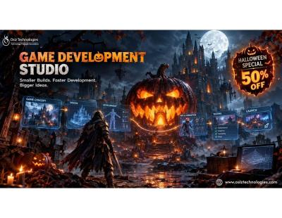 Smaller Games Faster Builds Bigger Ideas Get 50 Off Game Development Studio Services This Halloween