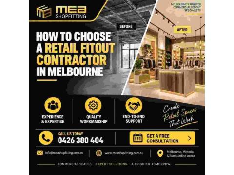 Retail Fitout Contractor in Melbourne