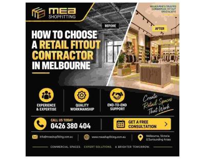 Retail Fitout Contractor in Melbourne