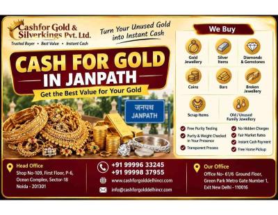 Best Place for Cash For Gold in Janpath Today