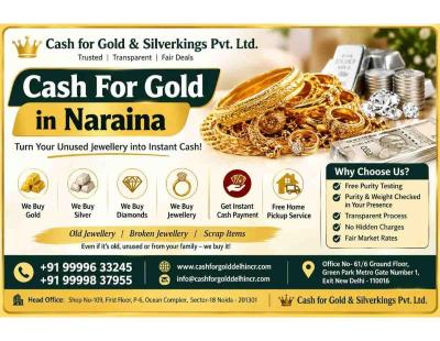Cash For Gold in Naraina for Gold Coins and Bars